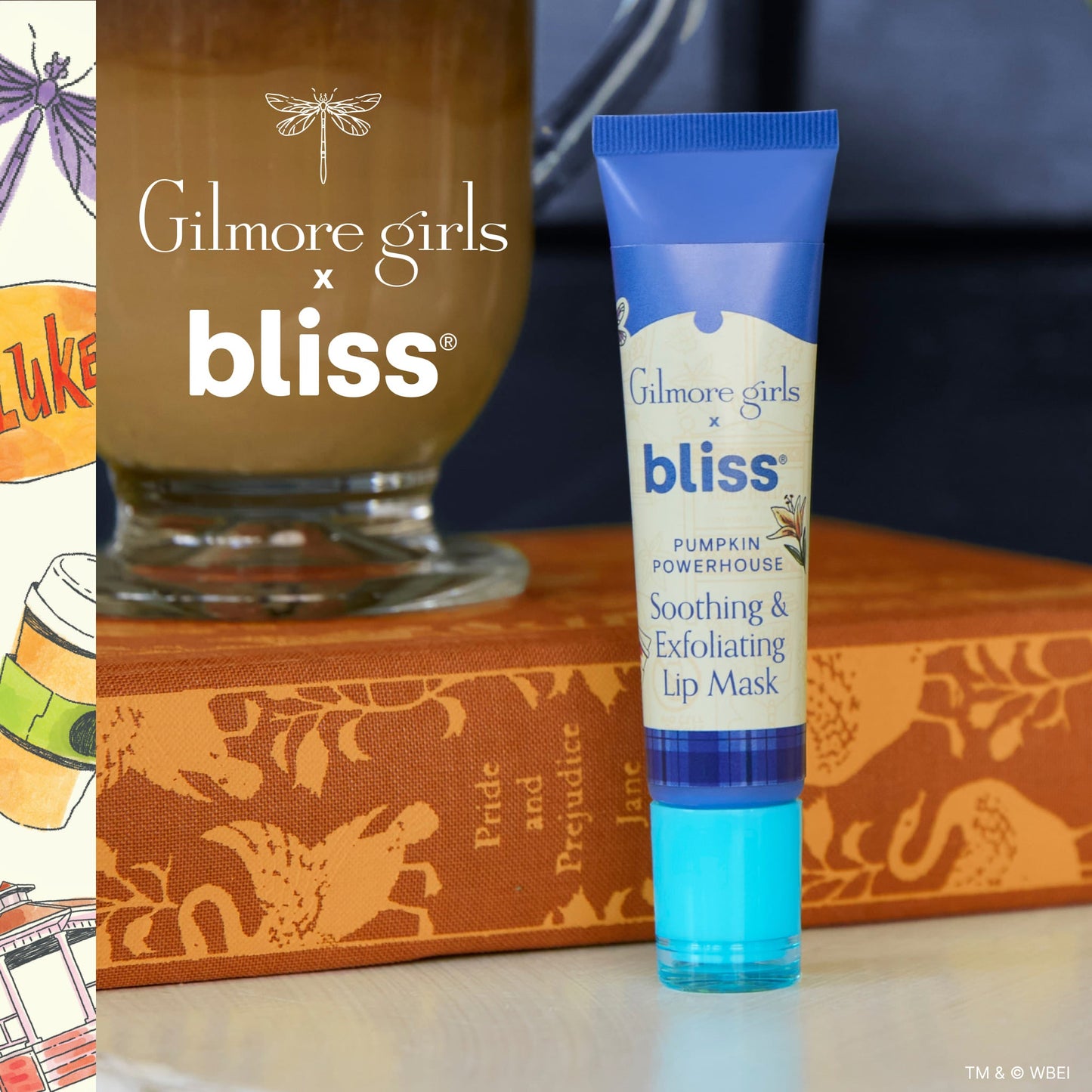 Gilmore Girls x Bliss Pumpkin Powerhouse Soothing & Exfoliating Lip Mask
