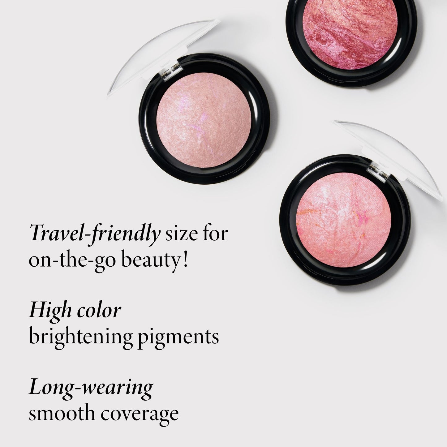 Baked Blush-n-Brighten Marbleized Blush Travel Size